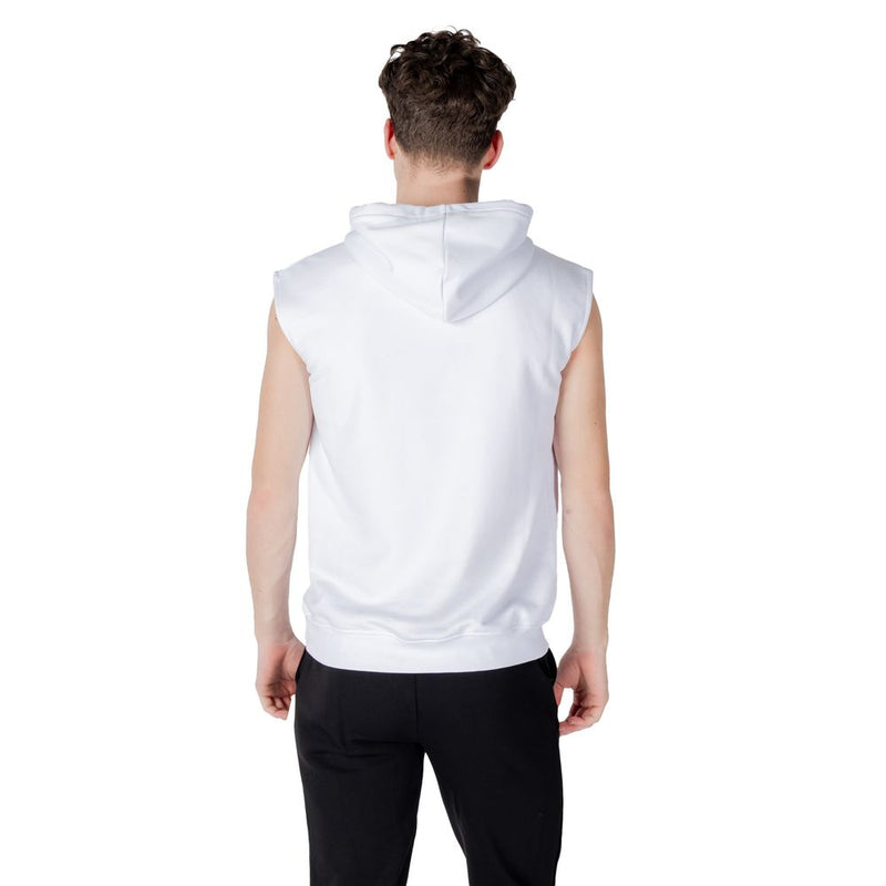 Icon White Cotton Hoody - Confort et Style Modernes