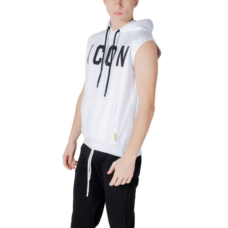Icon White Cotton Hoody - Confort et Style Modernes