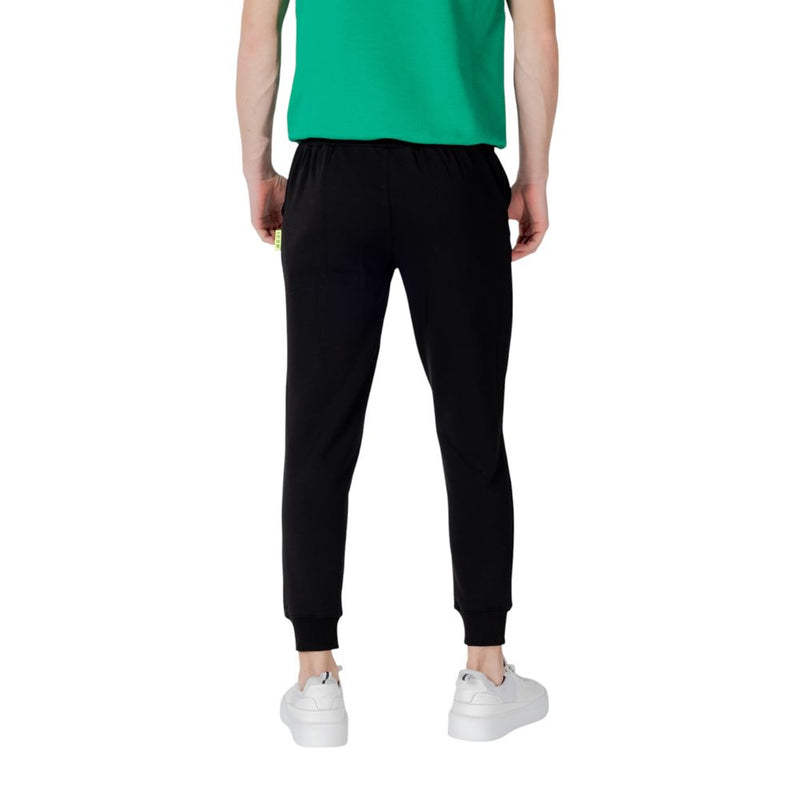 Icon Black Cotton Joggers Workout Pant
