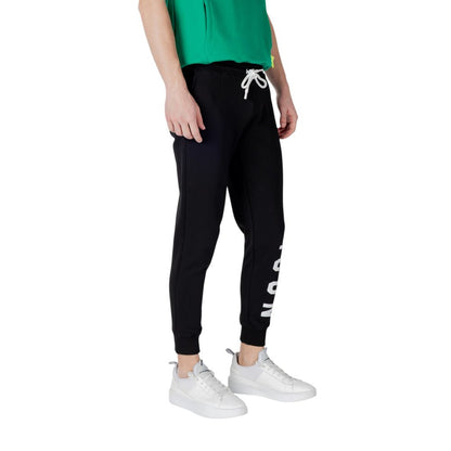 Pantalon de jogging de sport en coton noir Icon
