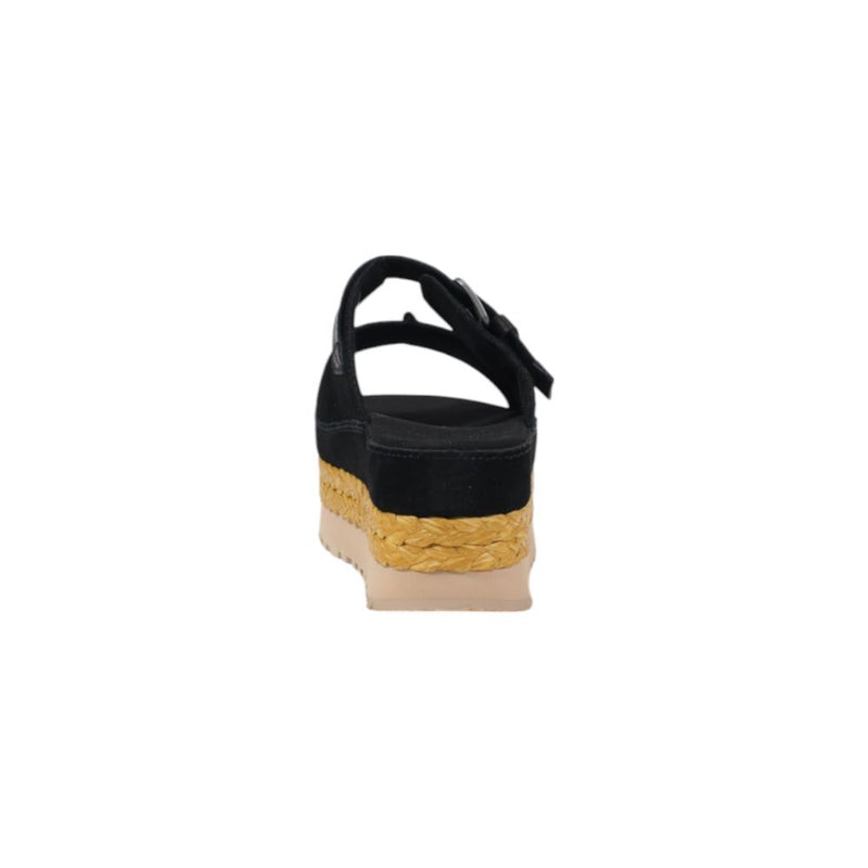 UGG W AUBREY SLIDE Sandales en Cuir Suédé Noir