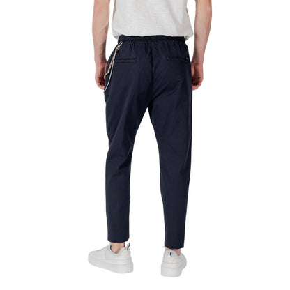 Pantalon en coton bleu de Gianni Lupo