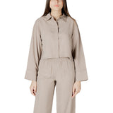 Only ONLARIS LIFE Blouse Beige en Viscose - Élégance et Confort