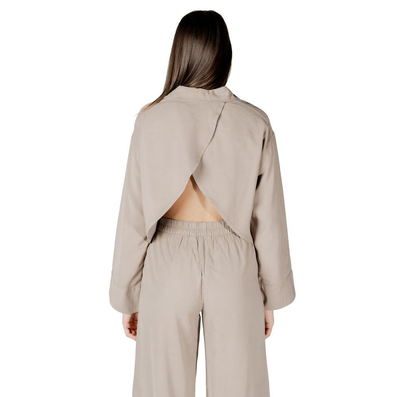 Only ONLARIS LIFE Blouse Beige en Viscose - Élégance et Confort