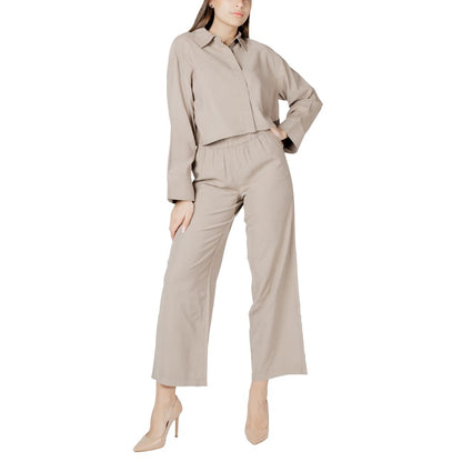 Alleen Beige Viscose Blouse