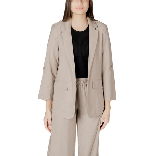 Seul le blazer beige en viscose