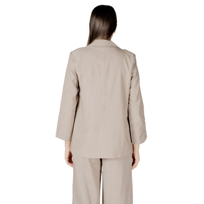 Seul le blazer beige en viscose