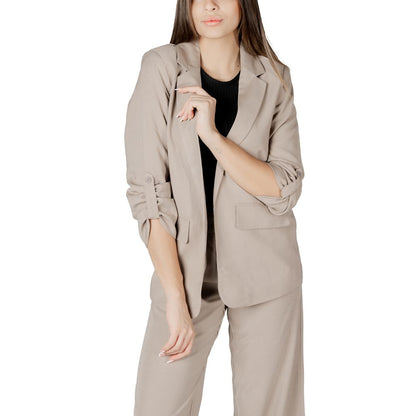 Seul le blazer beige en viscose