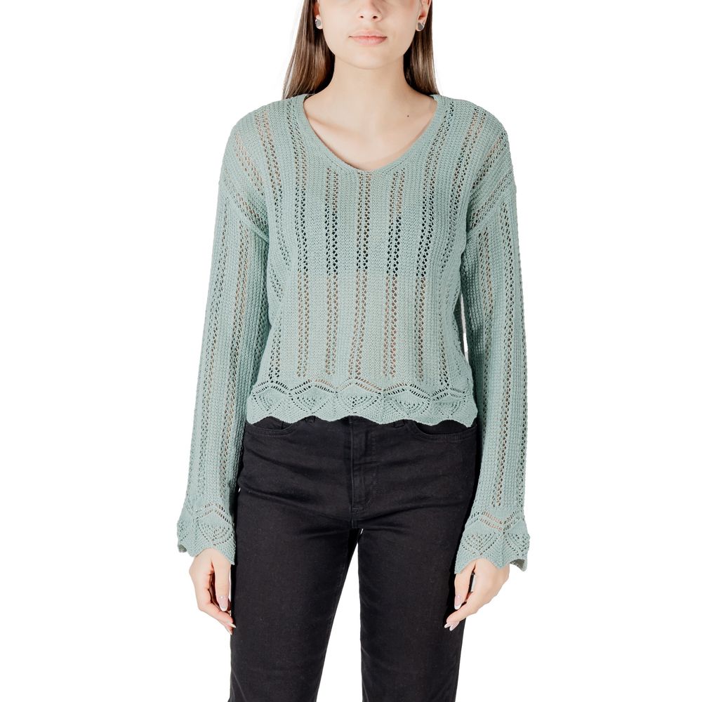 Only ONLELBA LIFE LS V-NECK CC KNT 15339529 Sweater - Turquoise