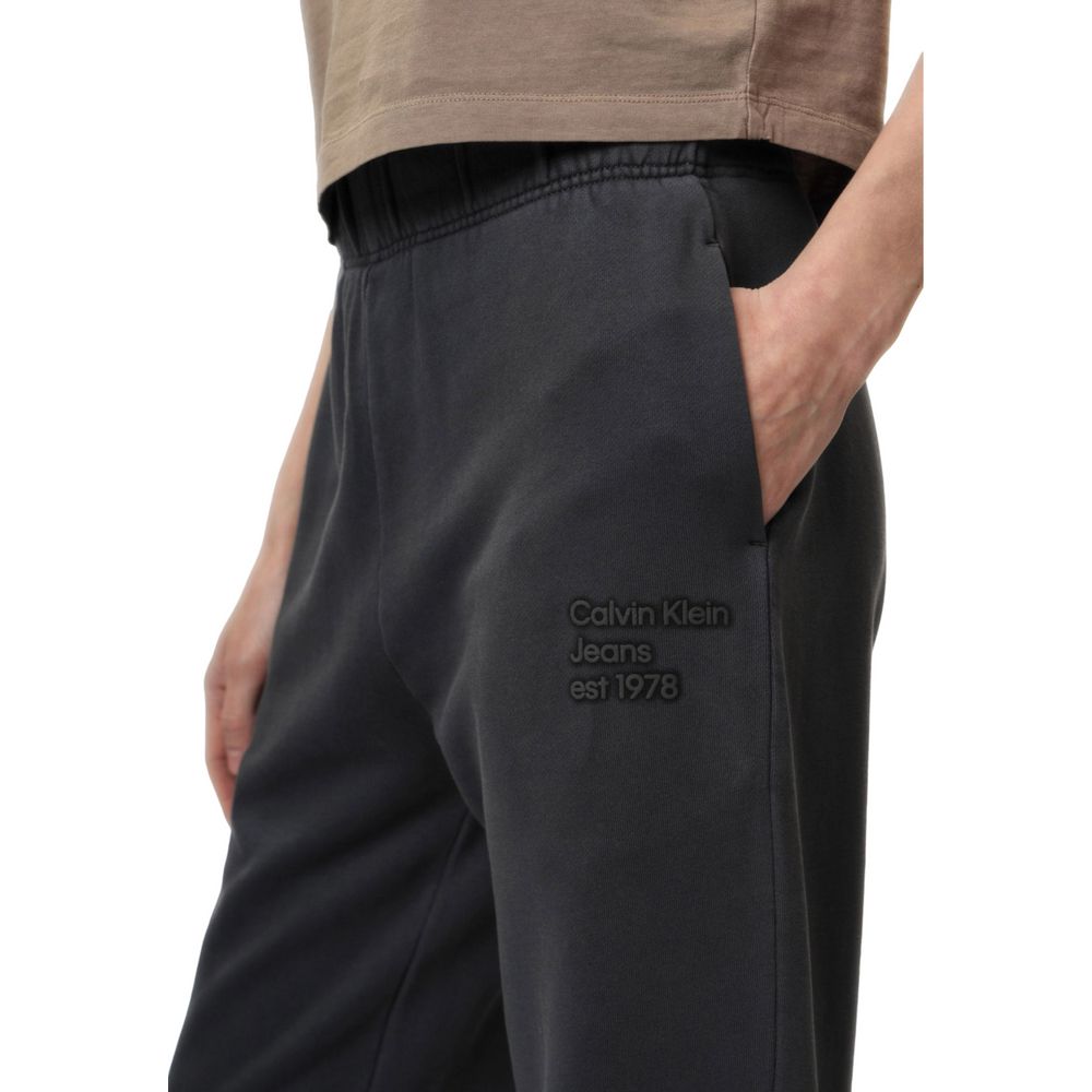 Calvin Klein Jeans Gray Cotton Joggers Workout Pant