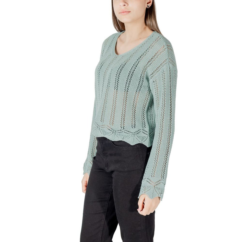 Only ONLELBA LIFE LS V-NECK CC KNT 15339529 Sweater - Turquoise