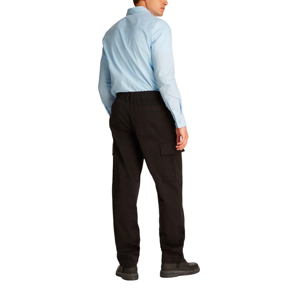Pantalon en coton noir Calvin Klein Jeans pour homme