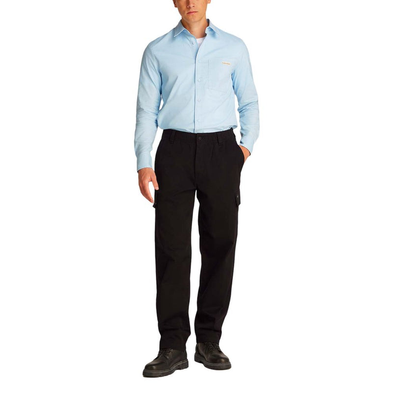 Pantalon en coton noir Calvin Klein Jeans pour homme