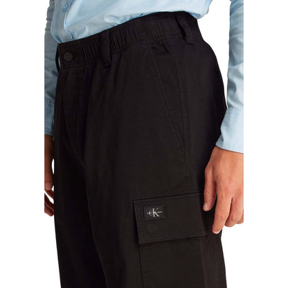 Calvin Klein Jeans Black Cotton Pant