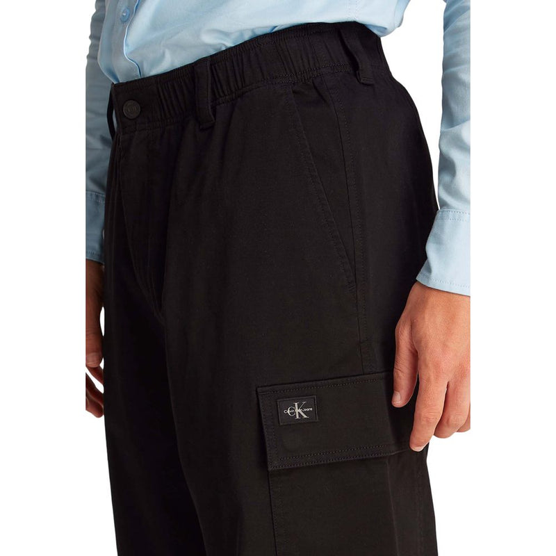 Pantalon en coton noir Calvin Klein Jeans pour homme