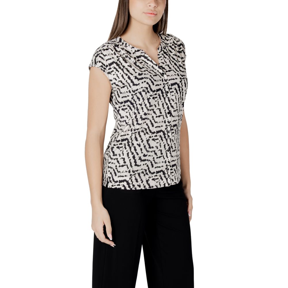 Street One Cream Cotton T-Shirt - Stylish & Versatile