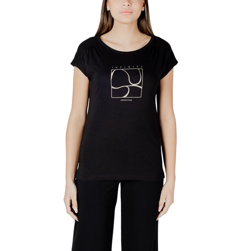 T-shirt en coton noir Street One - Élégant et polyvalent