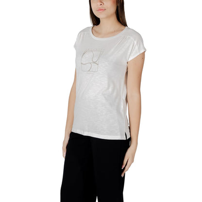 Street One Wit Katoenen T-shirt