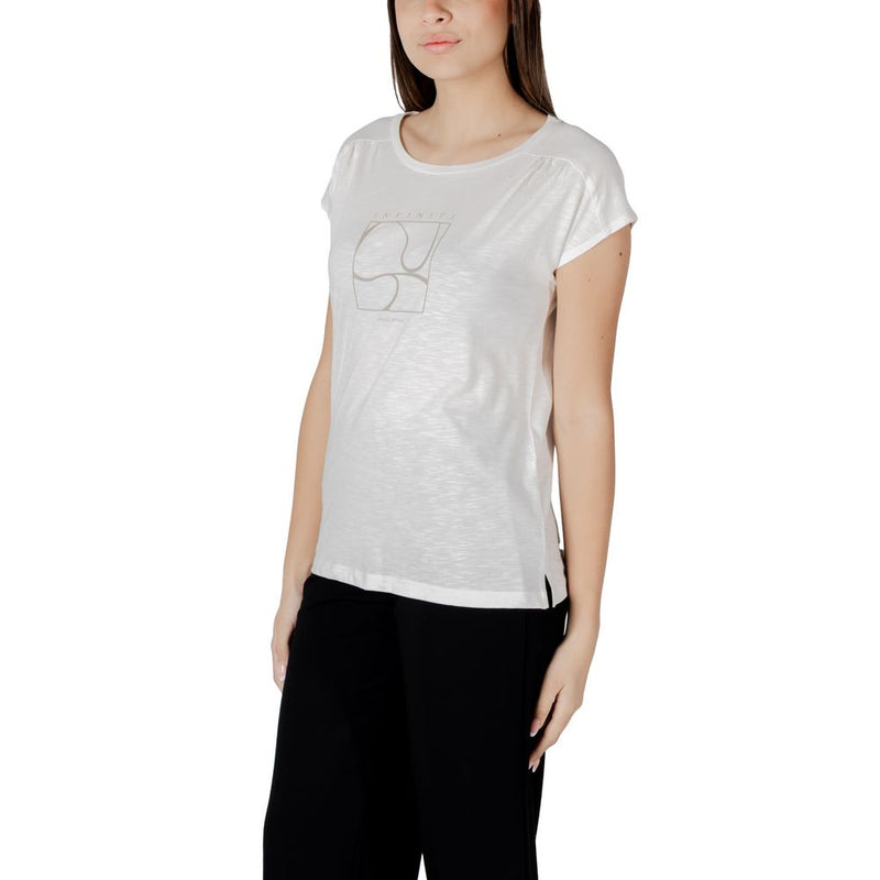 Street One T-Shirt en Coton Blanc - Haut Élégant à Manches Courtes