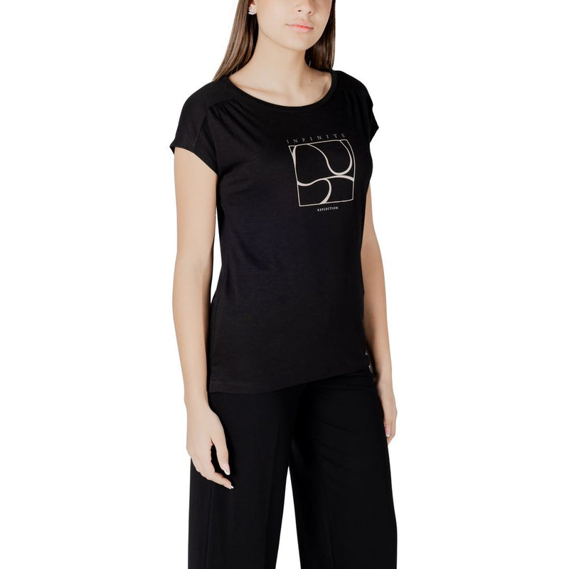 T-shirt en coton noir Street One - Élégant et polyvalent