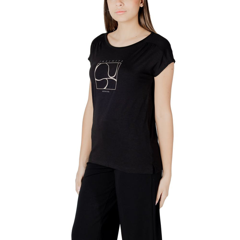 T-shirt en coton noir Street One - Élégant et polyvalent