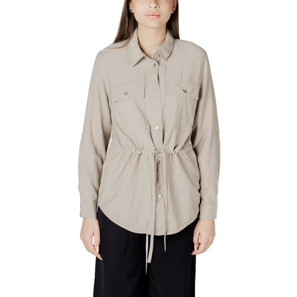 Alleen Beige Viscose Blouse