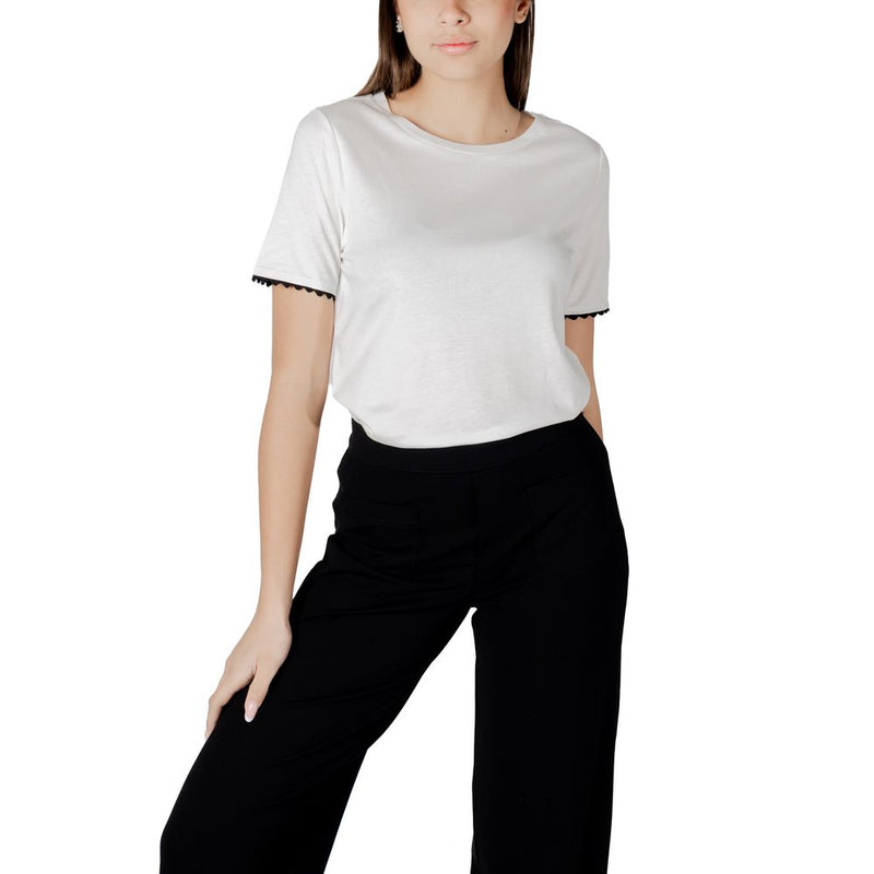 T-shirt en Coton Blanc pour Femmes Street One - Élégant et Polyvalent