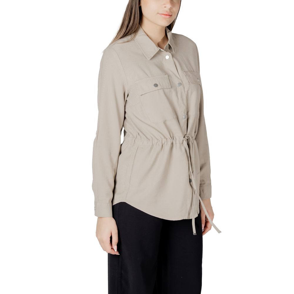Alleen Beige Viscose Blouse