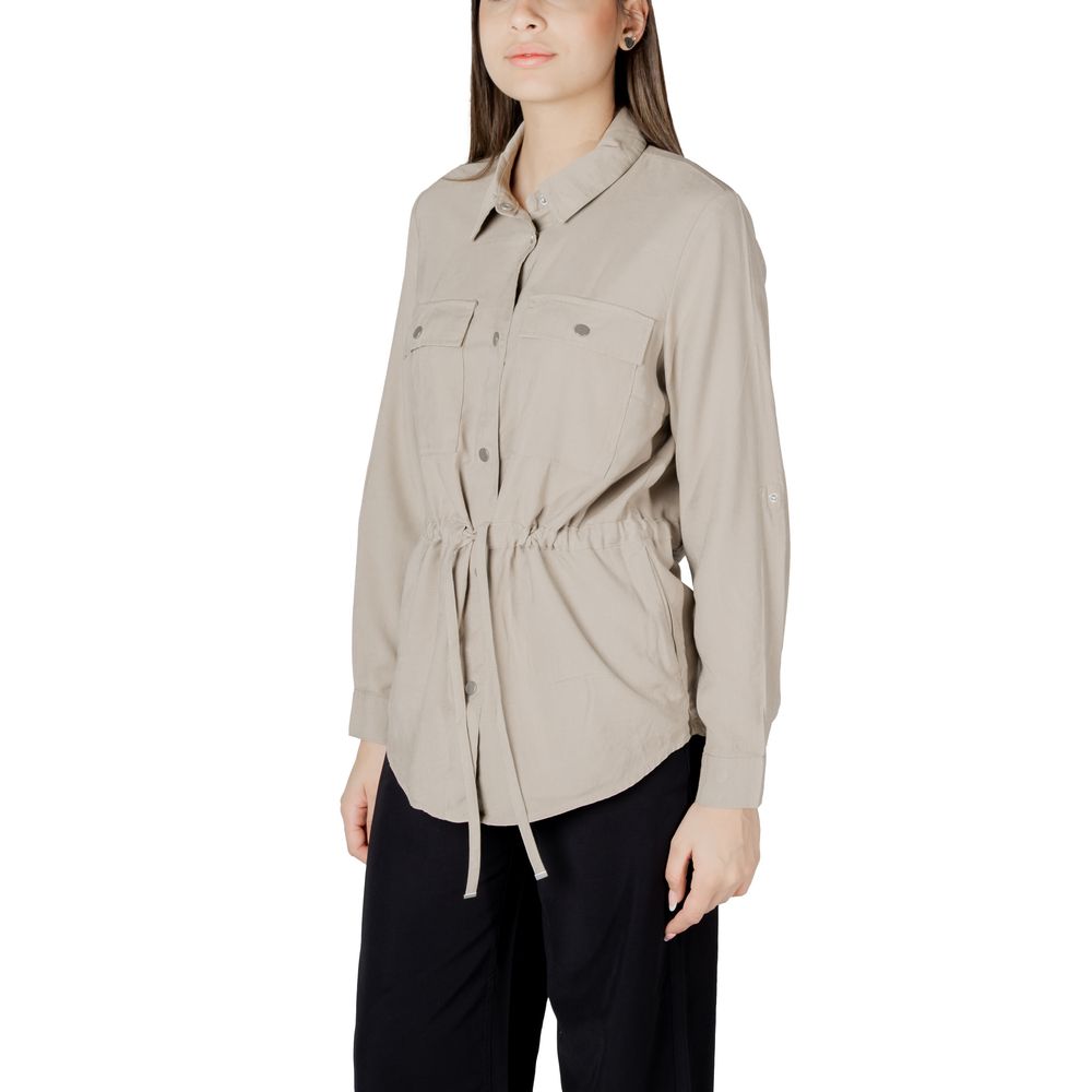 Alleen Beige Viscose Blouse