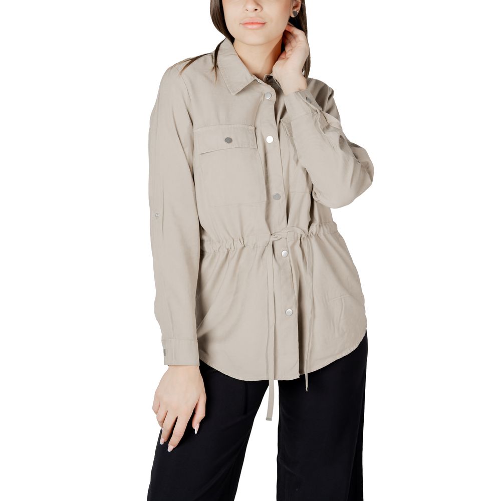 Alleen Beige Viscose Blouse