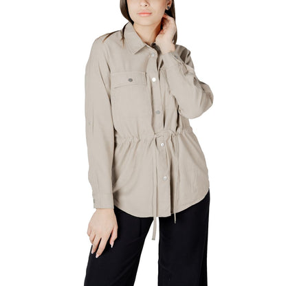 Alleen Beige Viscose Blouse