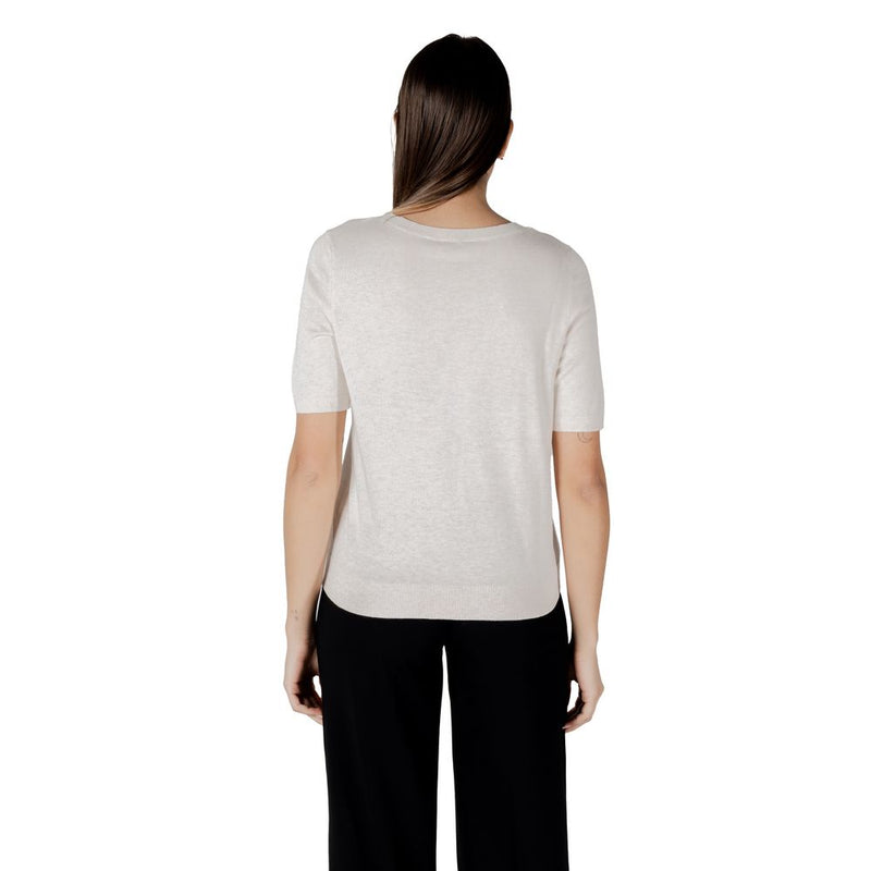 Street One Beige Viscose Sportswear Sweater for Women
