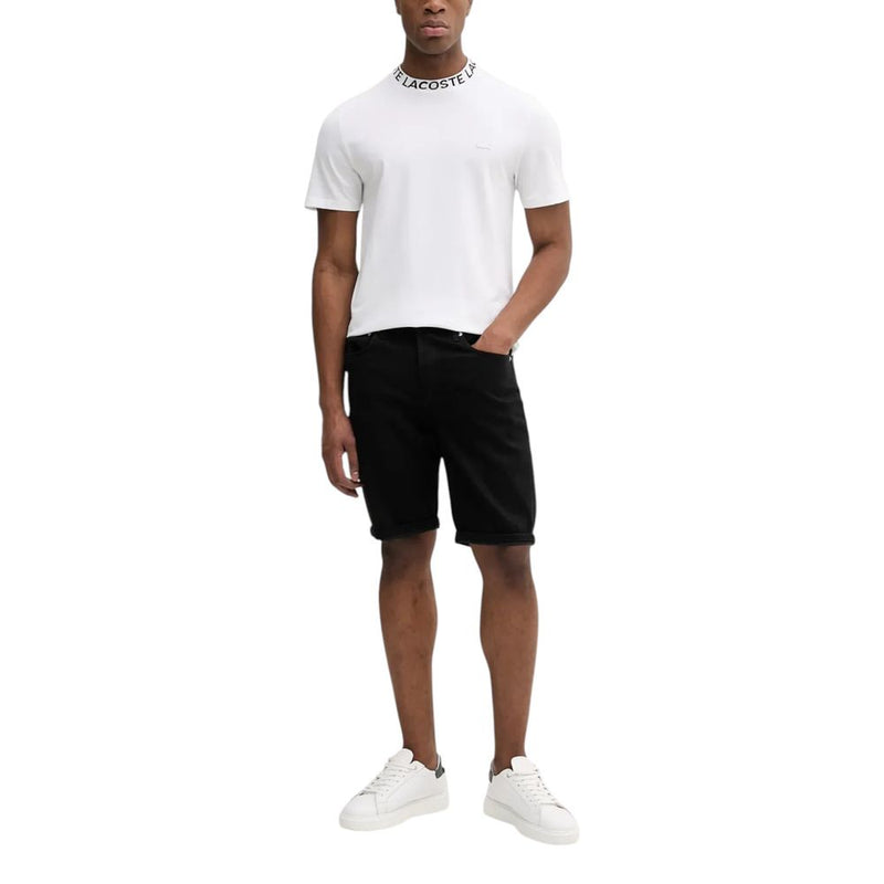 Calvin Klein Jeans Bermuda Shorts en Coton Noir pour Hommes