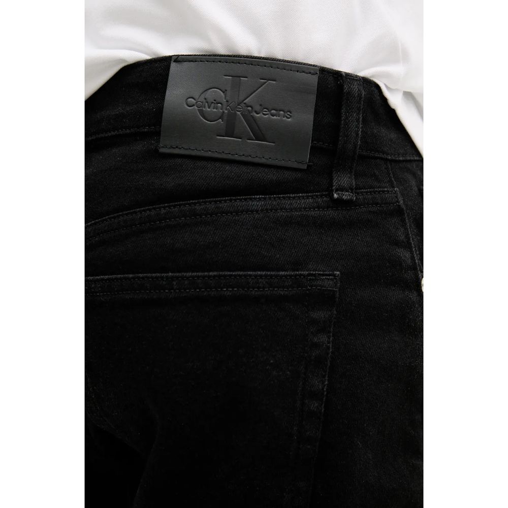 Calvin Klein Jeans Bermuda Shorts en Coton Noir pour Hommes