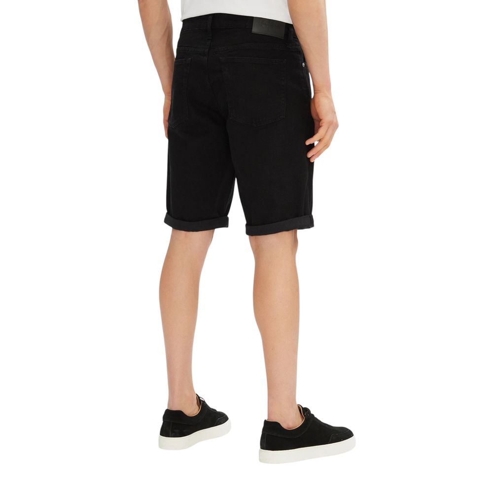 Calvin Klein Jeans Bermuda Shorts Noir en Coton pour Homme