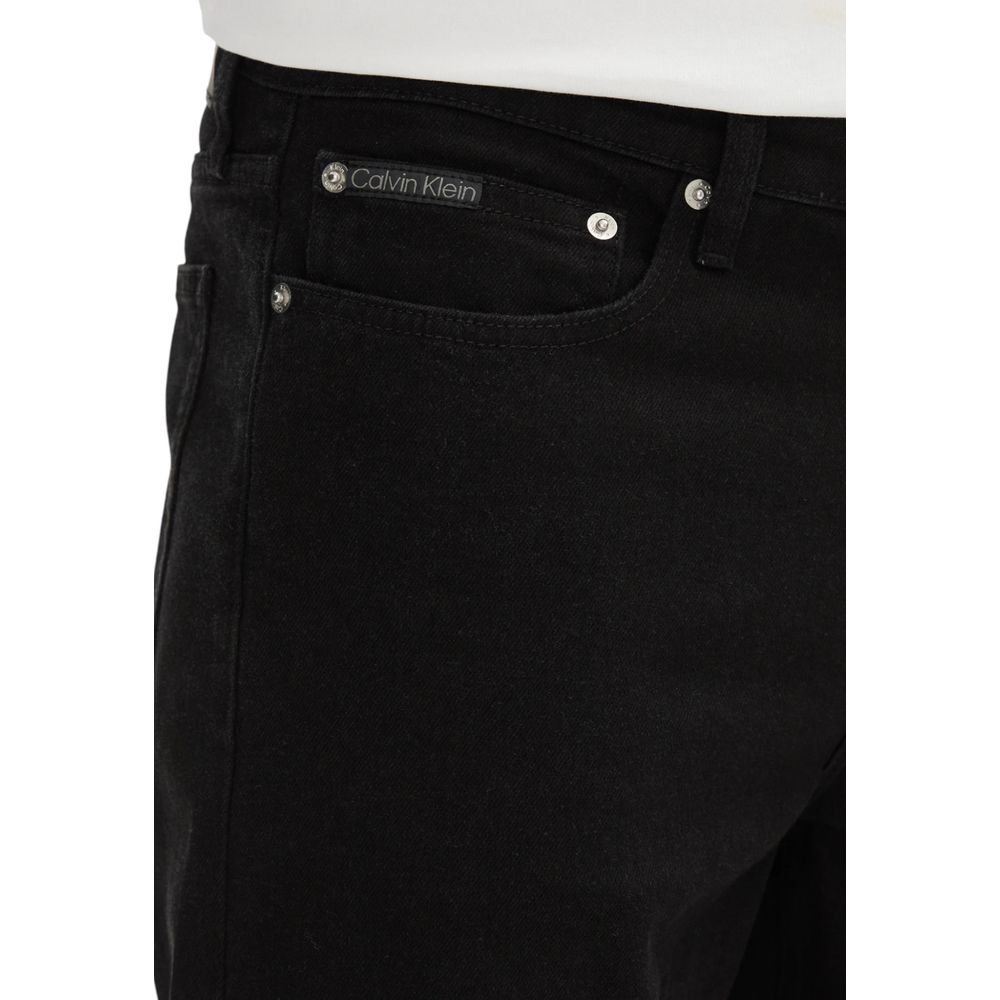 Calvin Klein Jeans Bermuda Shorts Noir en Coton pour Homme