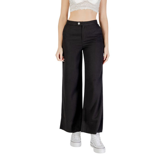 Seul pantalon en viscose noir