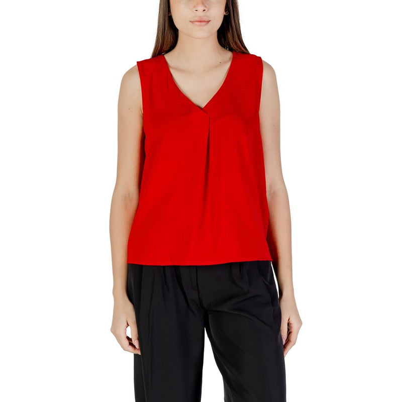 Only JDYDIVYA Red Recycled Polyester Tank Top for Women