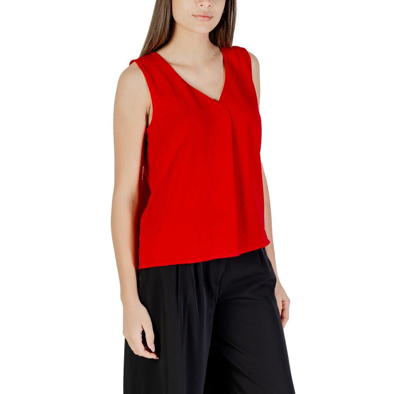 Only JDYDIVYA Red Recycled Polyester Tank Top for Women