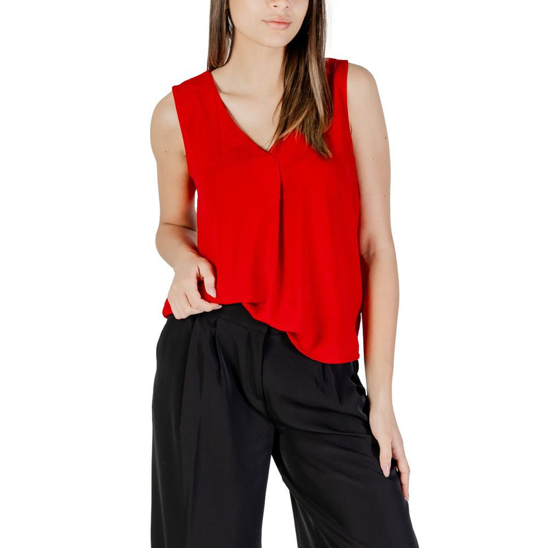 Only JDYDIVYA Red Recycled Polyester Tank Top for Women