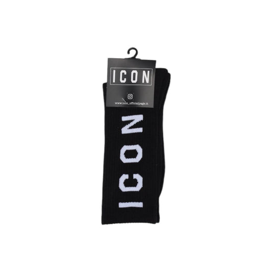 Chaussette Icon en coton noir