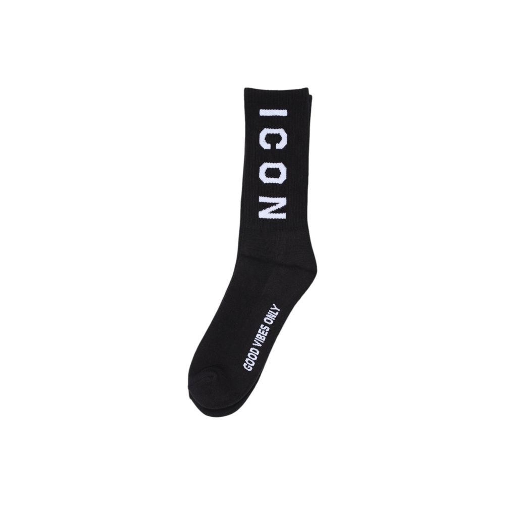 Chaussette Icon en coton noir