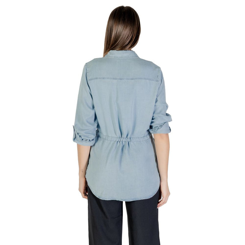 Only ONLCHARIS LIFE Light Blue Tencel Blouse - Chic & Versatile