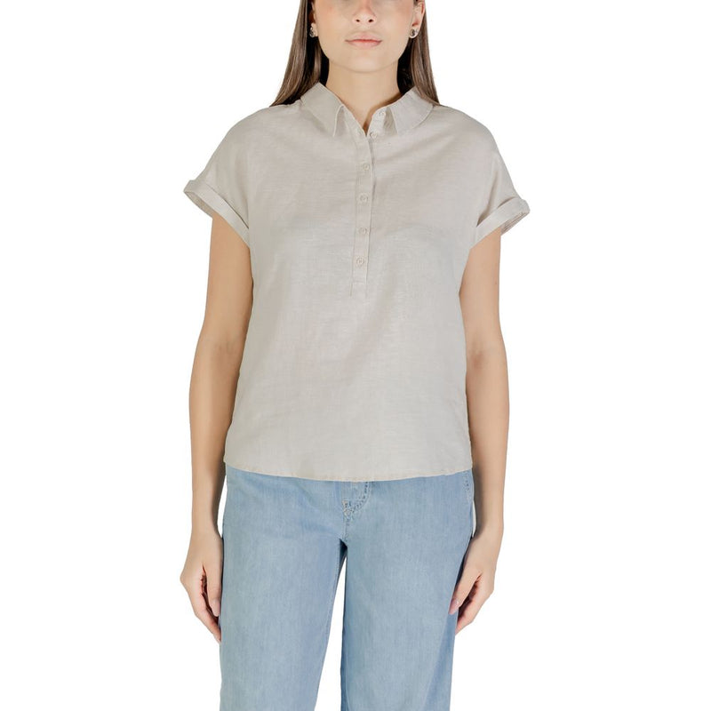 Street One Bicolor Linen Blouse - Élégance et Confort