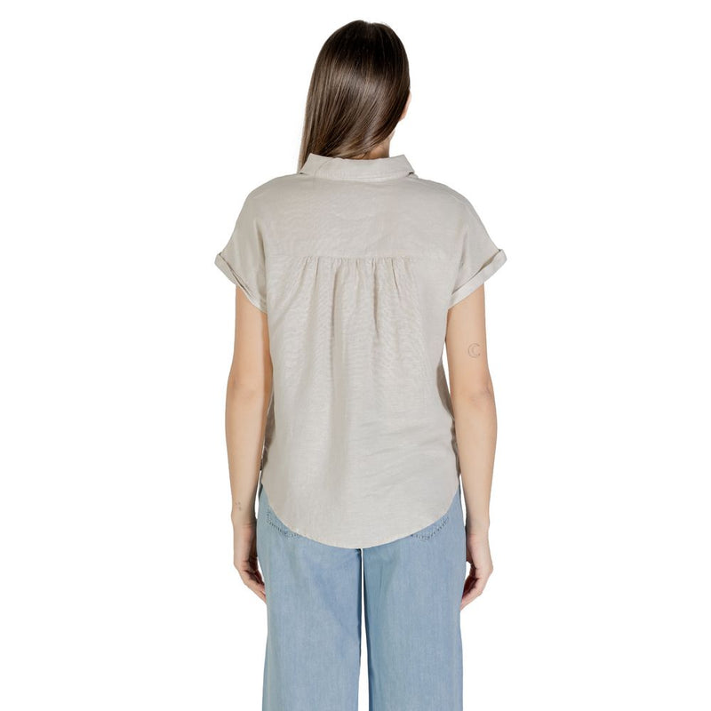 Street One Bicolor Linen Blouse - Élégance et Confort