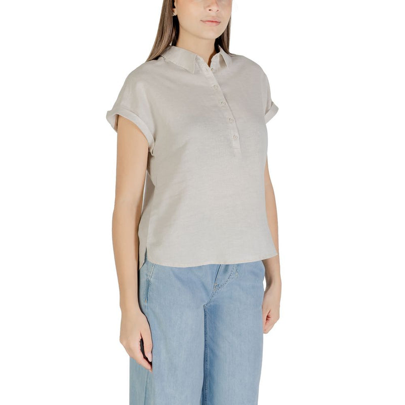 Street One Bicolor Linen Blouse - Élégance et Confort