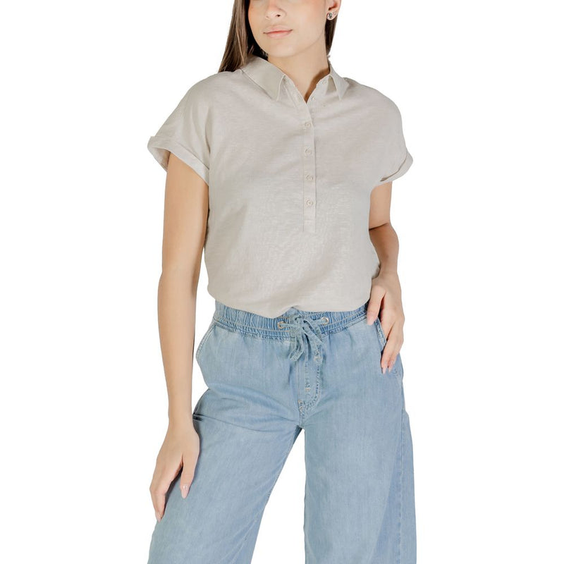 Street One Bicolor Linen Blouse - Élégance et Confort