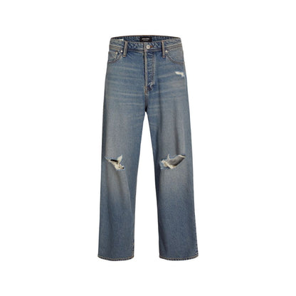Jack Jones Blauwe Katoenen Relaxed Fit Jeans