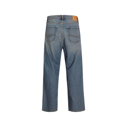 Jack Jones Blauwe Katoenen Relaxed Fit Jeans