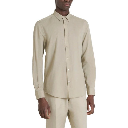Antony Morato overhemd van beige katoen